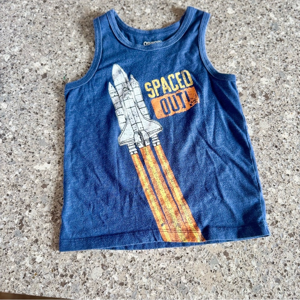 OshKosh B'gosh l Blue Rocket Tank Top l Size 5T